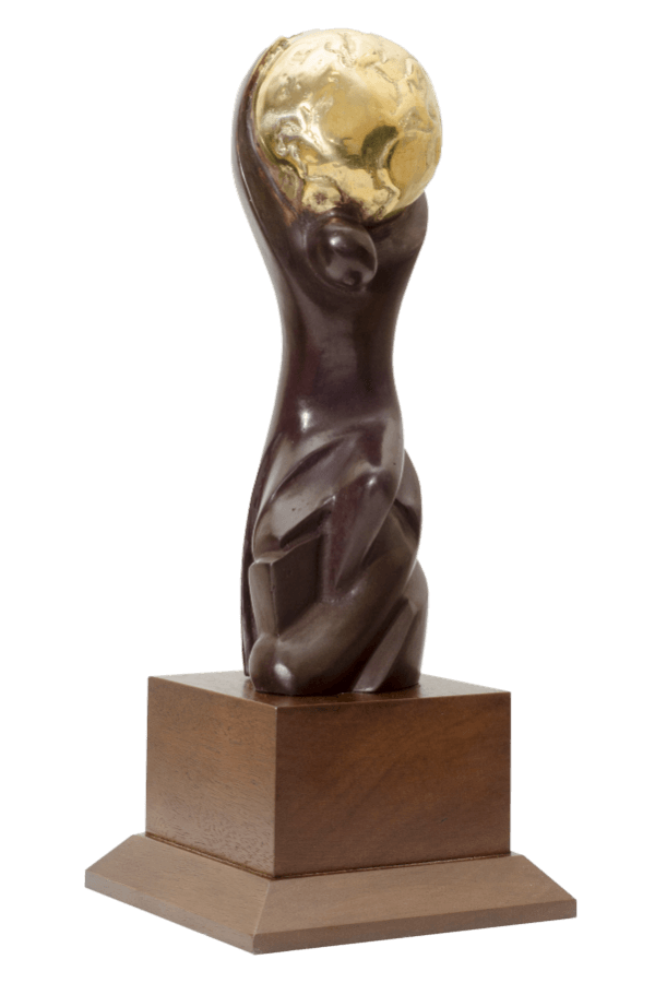 World Culinary Awards winner trophy