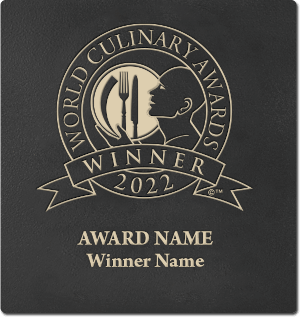World Culinary Awards winner wall plaque